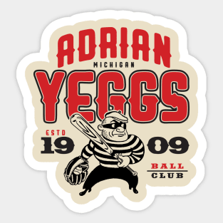 Adrian Yeggs Sticker